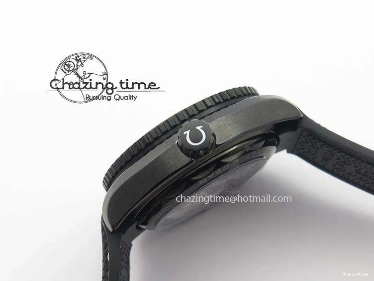 0407 Planet Ocean 45mm Real Ceramic BP-Maker Best Edition Black Dial On Nylon Rubber Strap A TopPick 8185